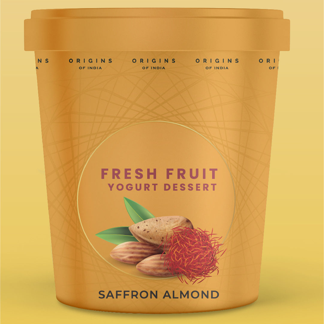 Saffron Almond Yogurt